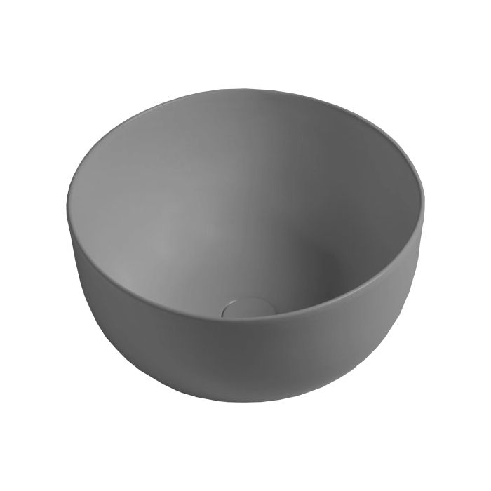 Раковина WHITE CERAMIC Dome 44 серый матовый