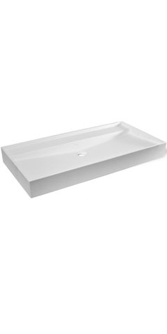 Раковина накладная MONTEBIANCO Miage Tre 90x45