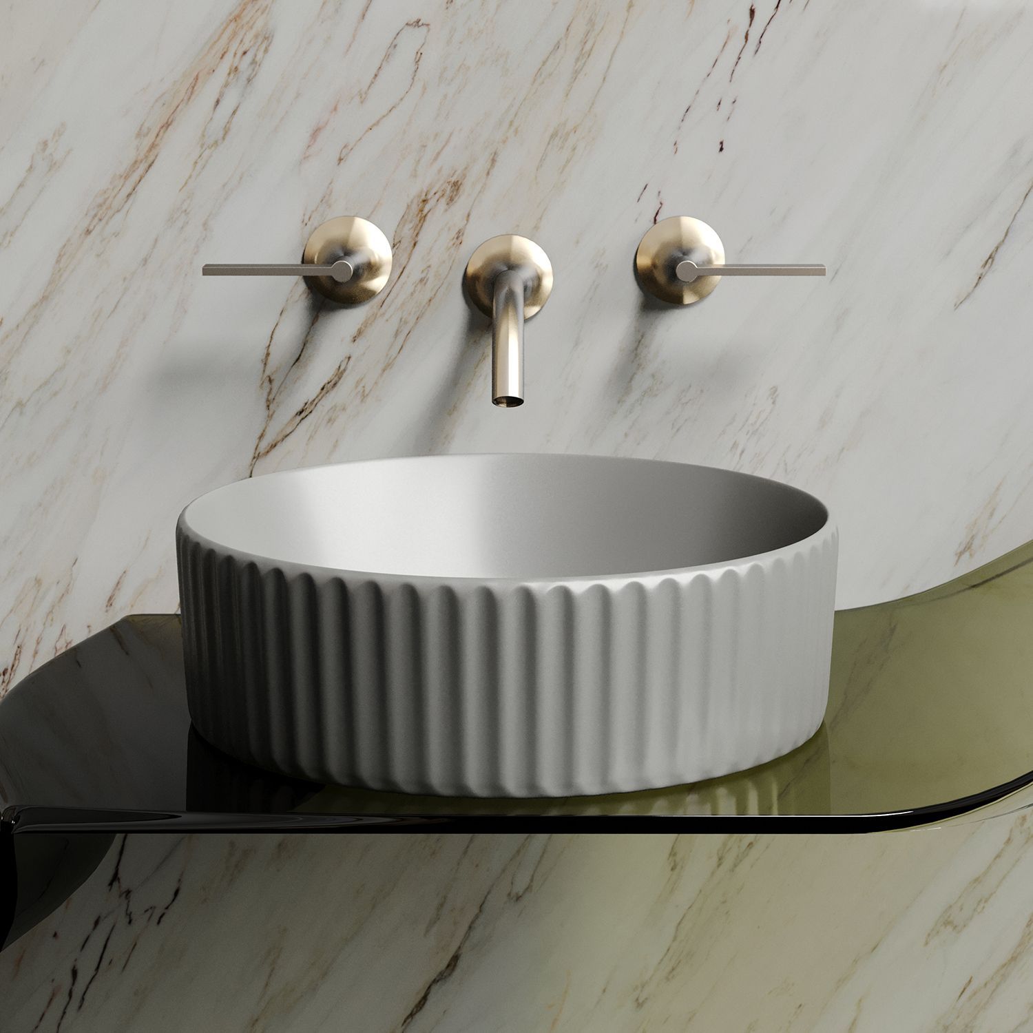 Раковина CERAMICANOVA Element CN6057MH 36 антрацит матовый