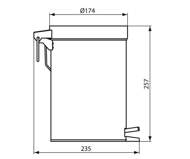 Ведро IDEAL STANDARD Iom A9104MY