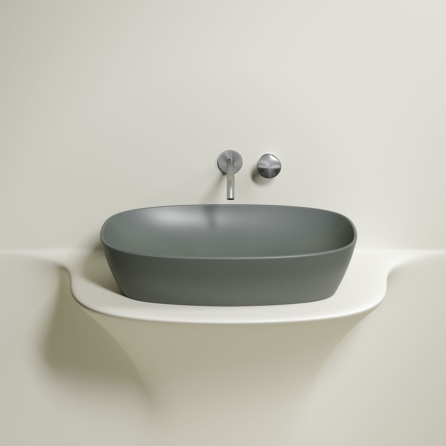 Раковина CERAMICANOVA Element CN6049MH 60 антрацит матовый