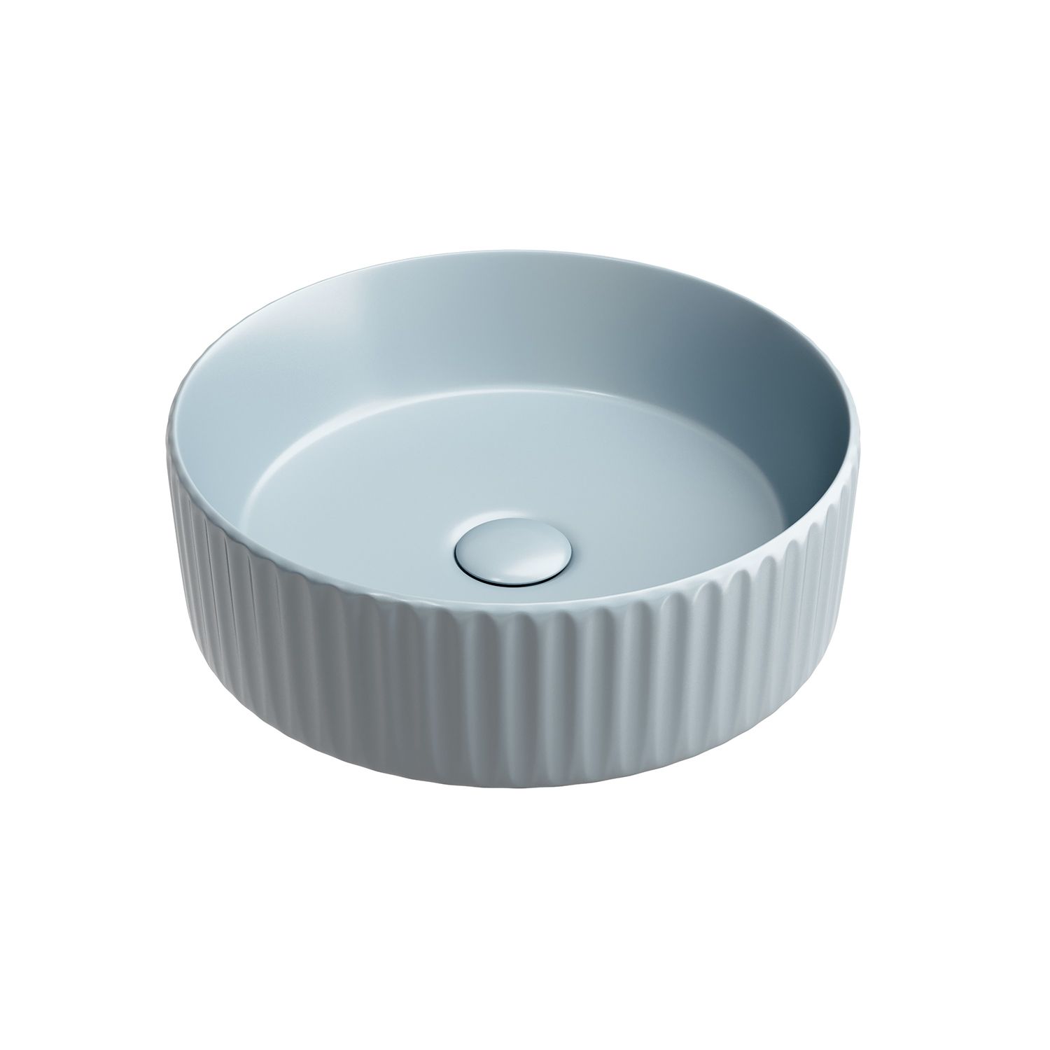 Раковина CERAMICANOVA Element CN6057MHL 36 серо-голубой матовый