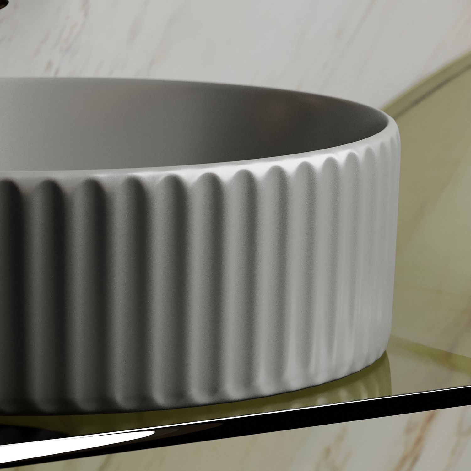 Раковина CERAMICANOVA Element CN6057MH 36 антрацит матовый