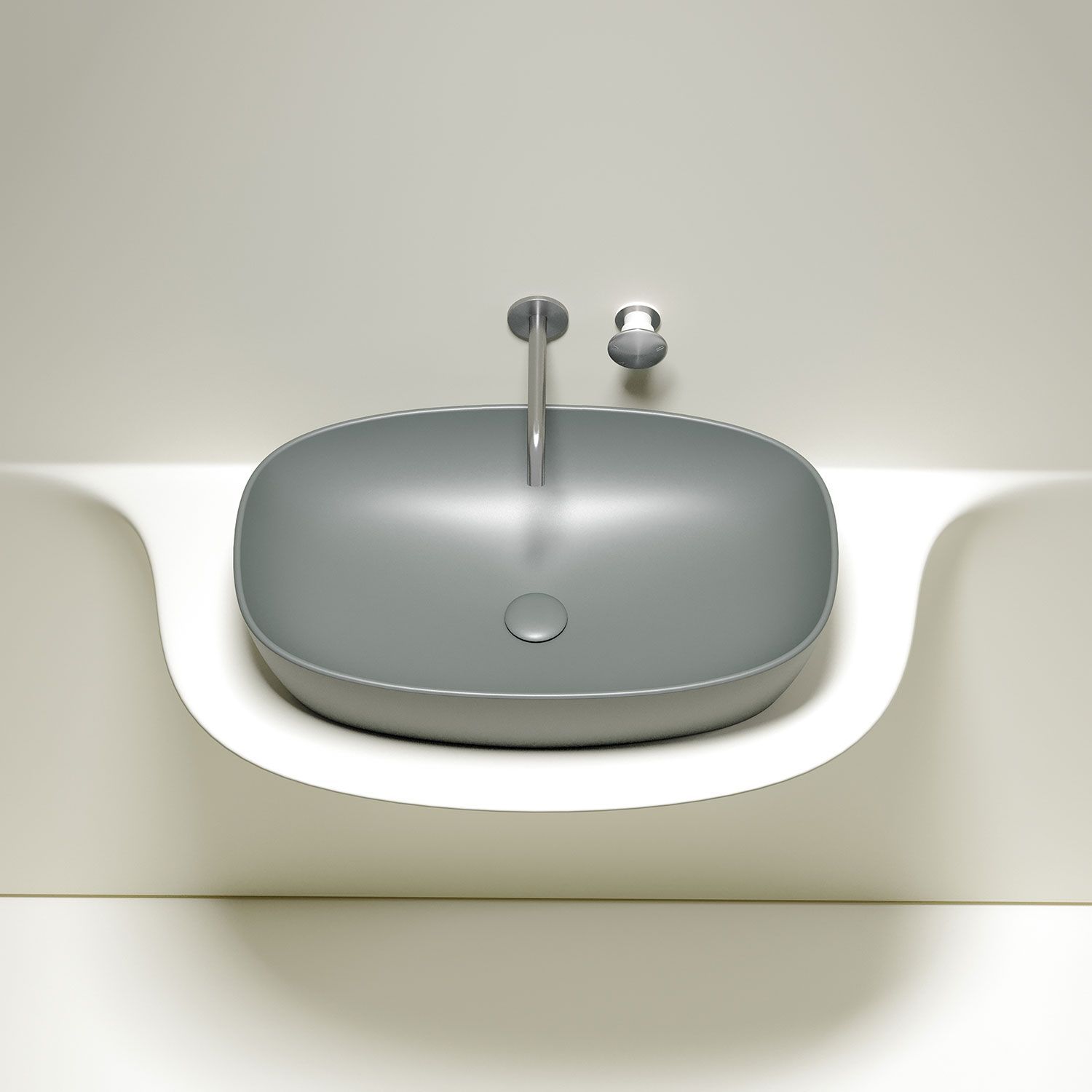 Раковина CERAMICANOVA Element CN6049MH 60 антрацит матовый