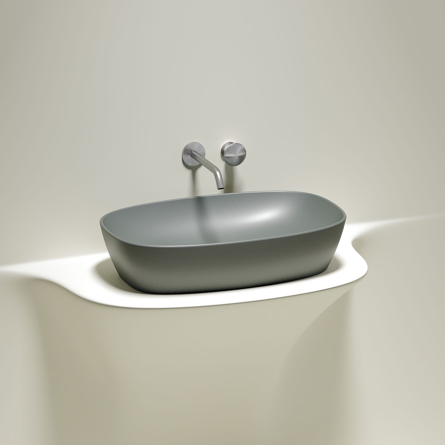 Раковина CERAMICANOVA Element CN6049MH 60 антрацит матовый