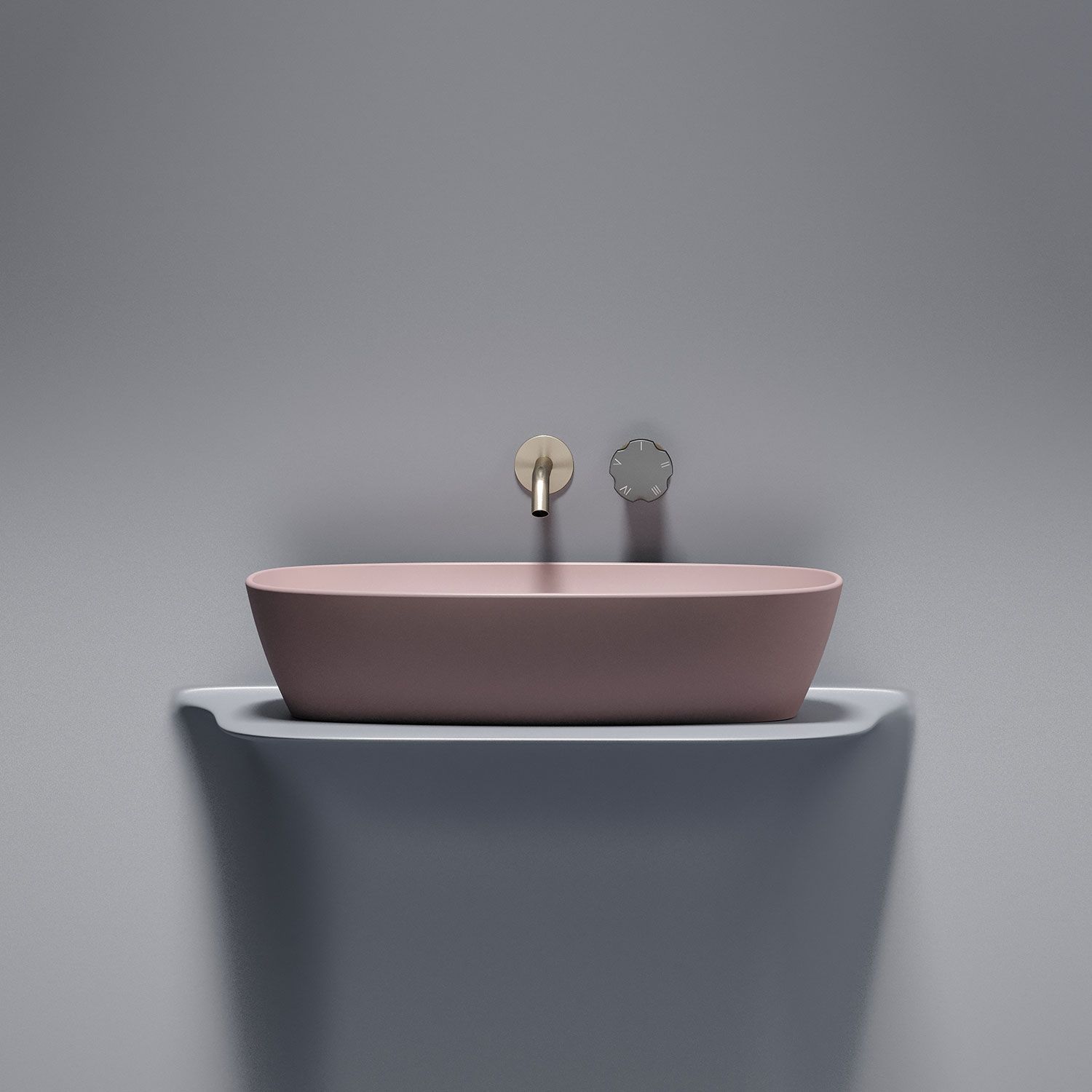Раковина CERAMICANOVA Element CN6049MP 60 розовый матовый